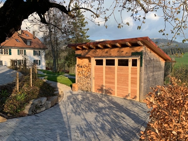 Porte accordéon de garage