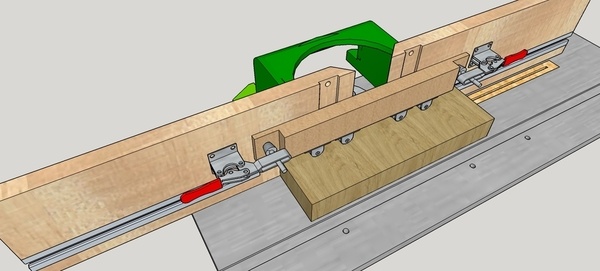 Presseur vertical de toupie pour Lurem C210b