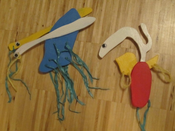 Jouets dessinés par mes garcons de 3 ans, réalisés avec papa