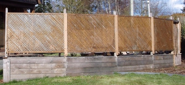 Brise vue  jardinières