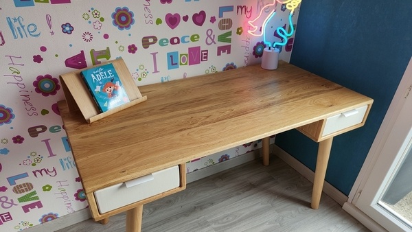 Bureau en chêne massif