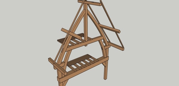 Les combles des maisons du XVIe siècle, à Rouen