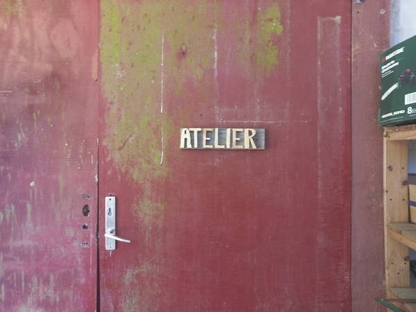 Lettrage "Atelier"