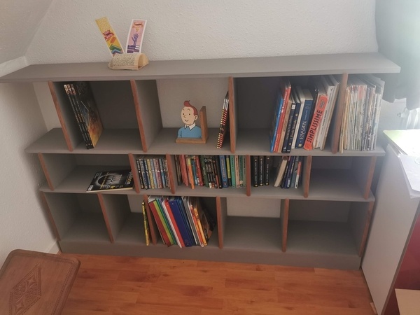 Bibliothèque modulable Valchromat et limbali