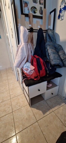 Porte manteau pour enfants