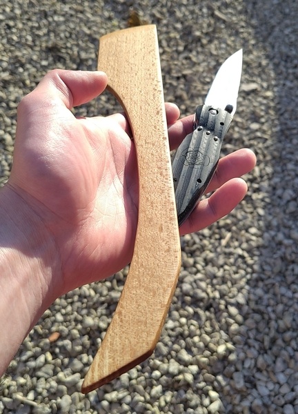 Une spatule... Au couteau !