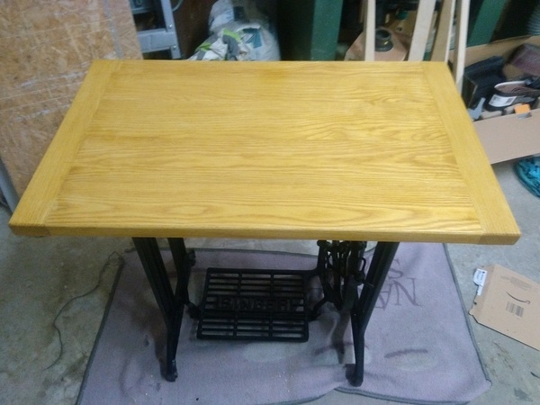 Restauration ancien bâti machine à coudre