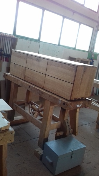 Meuble tv chêne massif