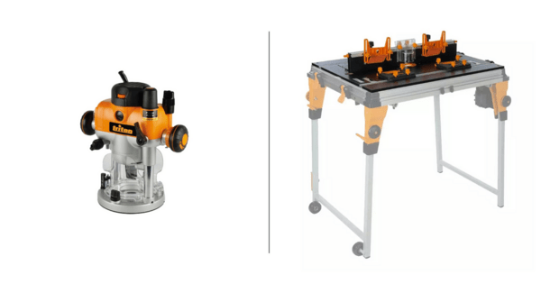 Station de fraisage complète : Workcentre Triton TWX7 + module défonceuse + Triton TRA001 2 400 W —
