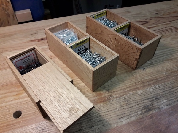 Des boîtes pour l'atelier