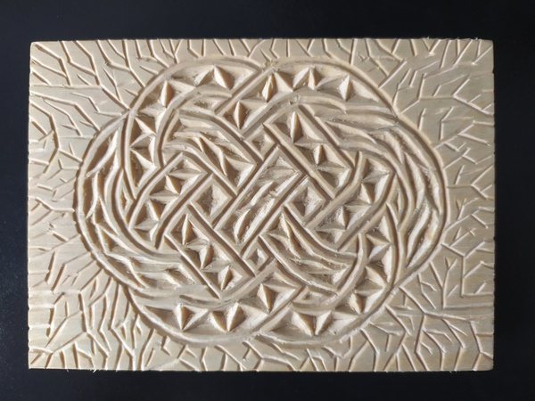 Nœud celtique en gravure