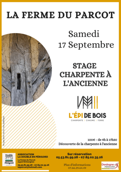 Mini stage d'une journée "charpente à l'ancienne"