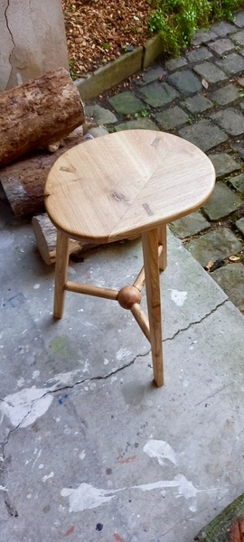 Tabouret atelier sans prétentions avec tenon mortaises
