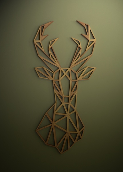 Le cerf est sorti des bois