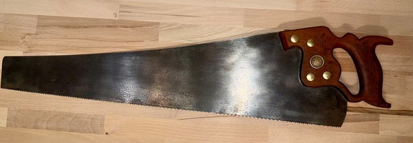 Restauration scie égoine