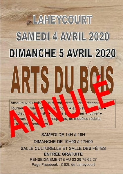 Manifestation en Meuse "L'Art du Bois"