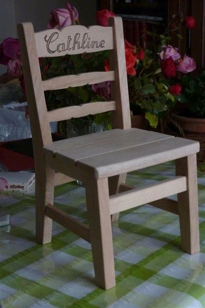 Chaise et table enfant