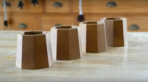 Pots à crayons à 8 faces