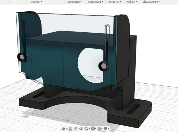Capot de tenonnage pour holzprofi TSP2000