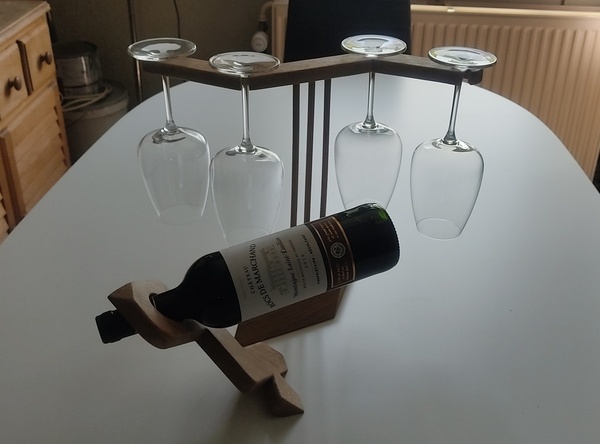 Kit porte-bouteilles/verres