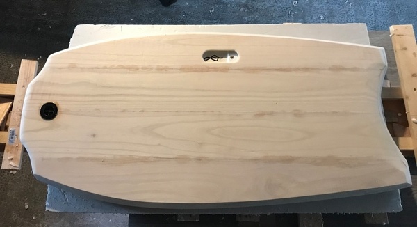 Bodyboard hollow en paulownia