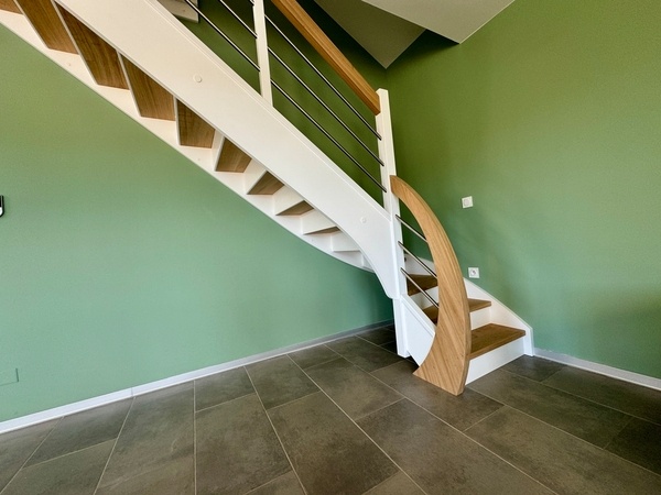 Escalier quart tournant