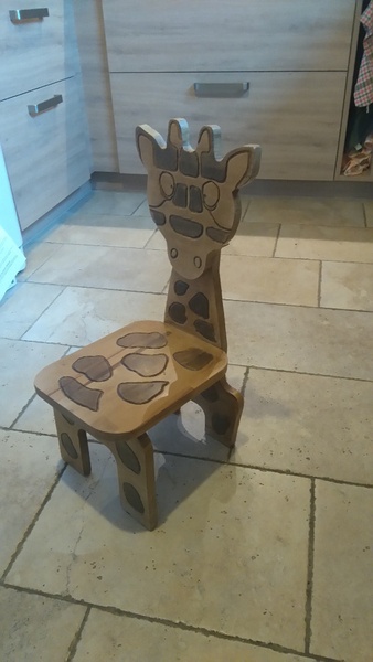 Chaise girafe pour enfant