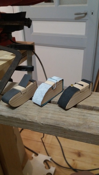 Minis cales de ponçage maison