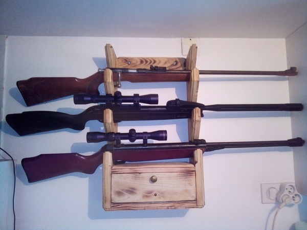 Présentoire à carabines air comprimé