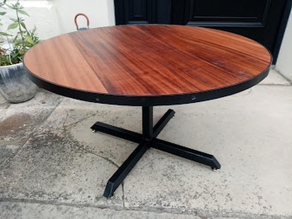 Table basse bois et acier