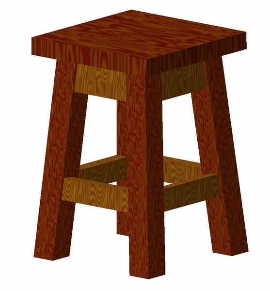 Tabouret à tout faire