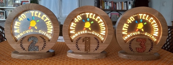 Trophées pour le 40ème TELETHON