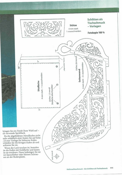 Traîneau du père Noël