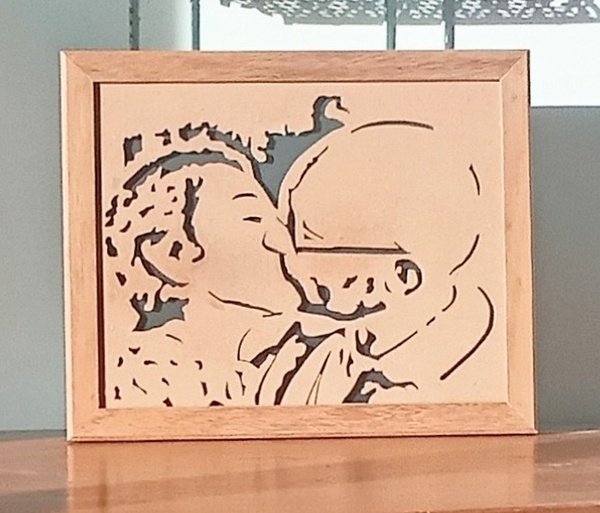 1er travail avec une scie a chantourner, qu'en pensez-vous ?