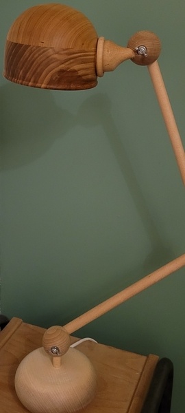 Lampe articulée d'inspiration Jieldé