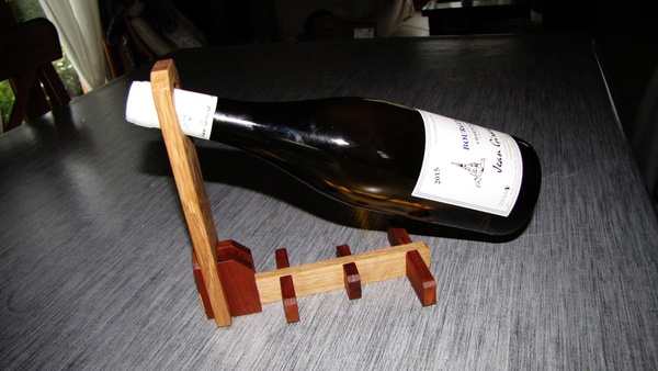 Support bouteille de vin