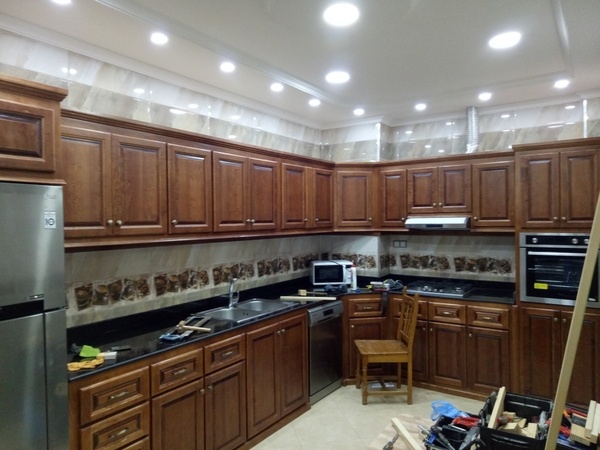 Cuisine en pin d'oregon