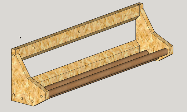 Support Rouleau Scotch