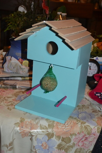 Nichoir mangeoire à oiseau