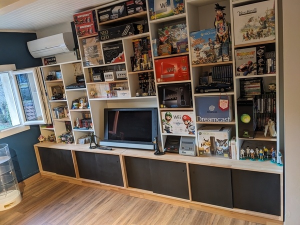 Agencement d'une salle de jeux (studio gaming)