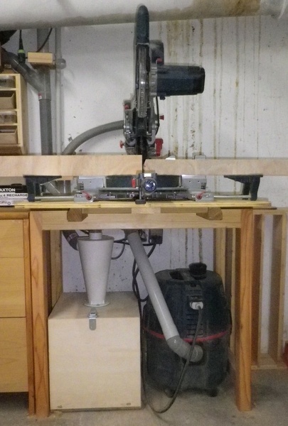 Table pour scie à onglet