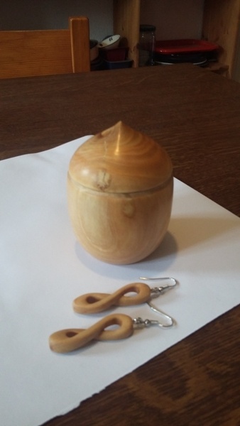 Boucles d'oreilles infini