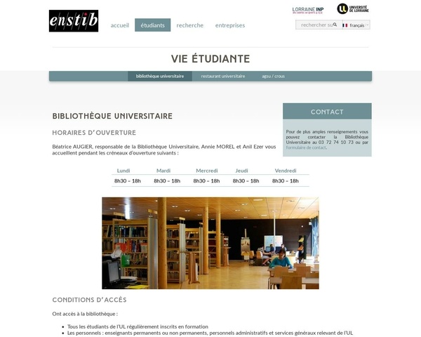 Bibliothèque de l’ENSTIB