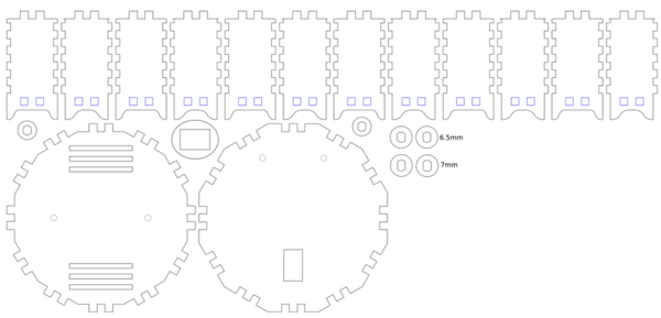 Base pour lampe de bureau