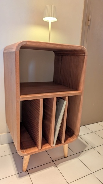 Rangement Vinyls et platine disque