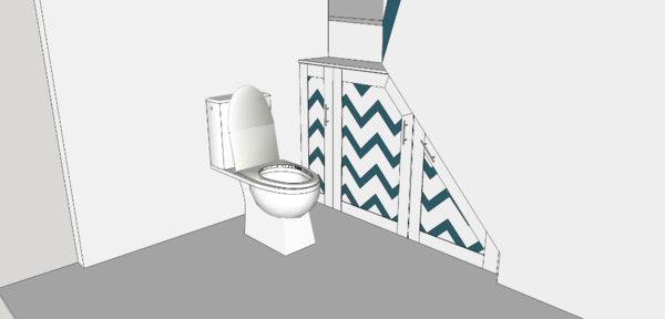 Aménagement sous escalier