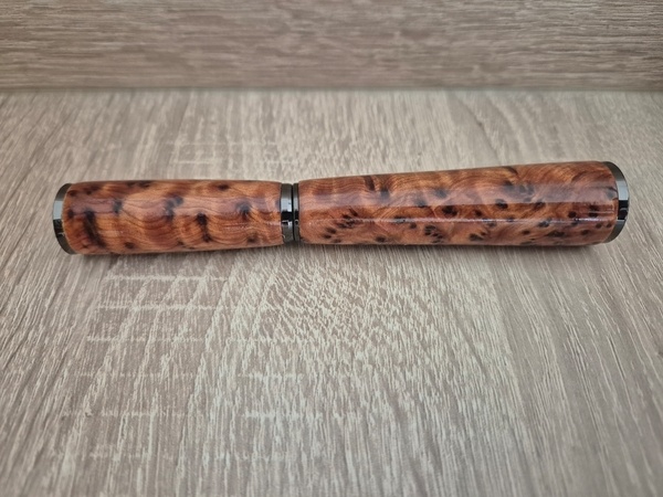 Stylo bois roller panache en bois de thuya du maroc