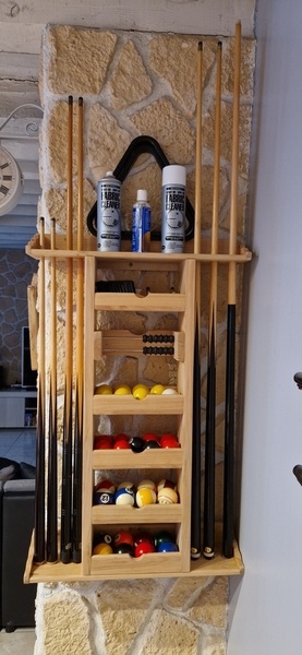 Meuble rangement billard