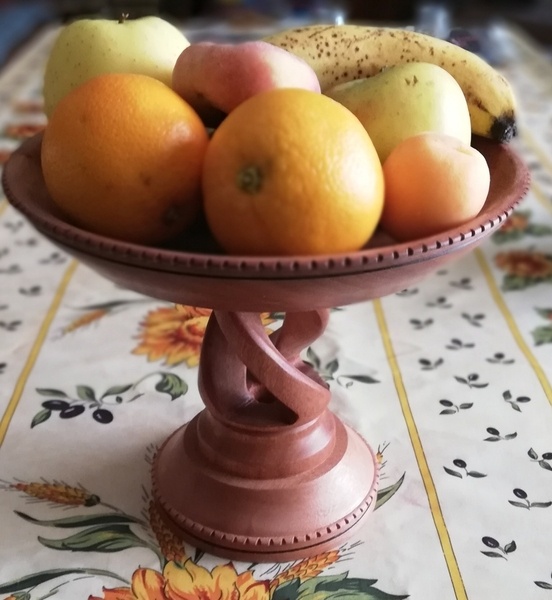 Présentation d'une coupe à fruits