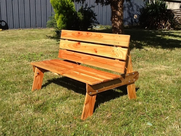 Combi banc demi table pic-nic